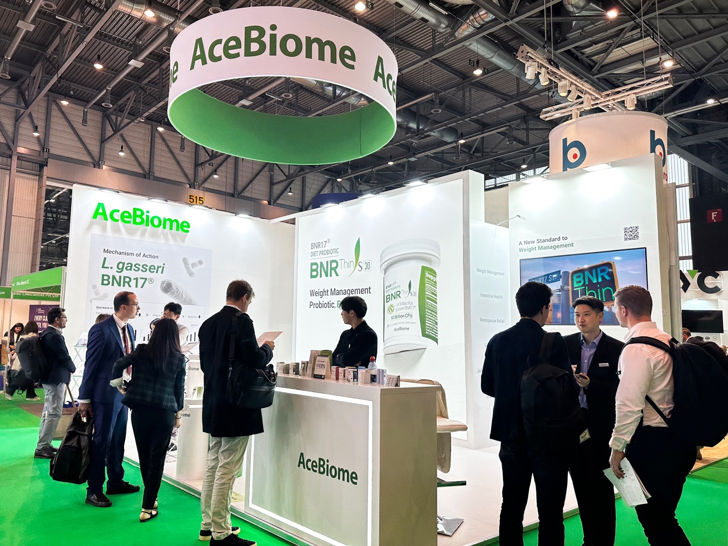 AceBiome exhibits at Vitafoods Europe 2024, accelerating global expansion with L. gasseri BNR17